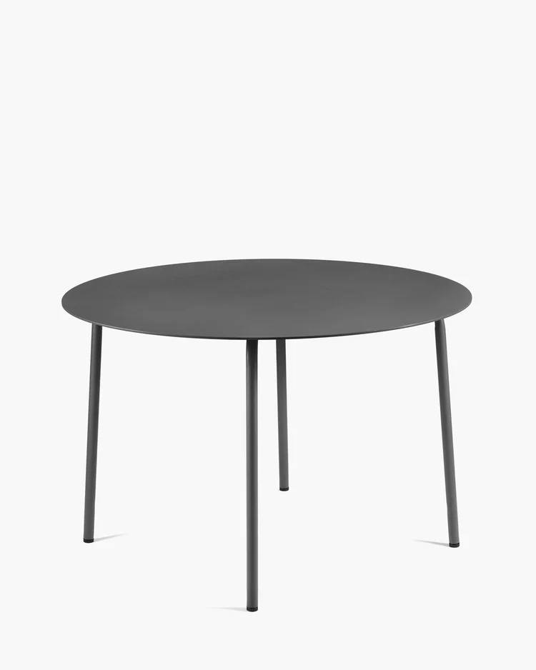 Table de manger d'extérieur L August Noir