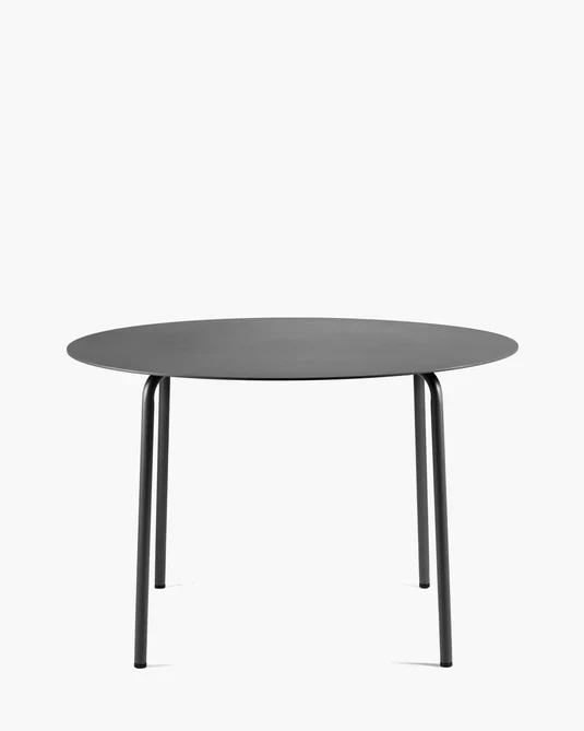 Table de manger d'extérieur L August Noir