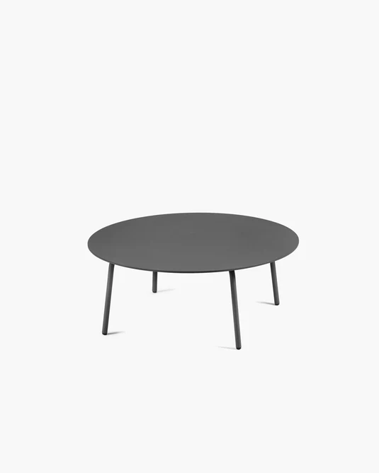 Table d'appoint d'extérieur L August Noir