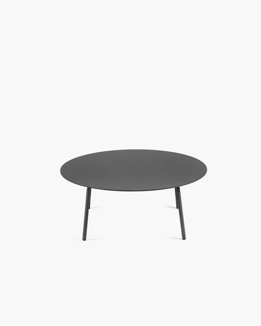 Table d'appoint d'extérieur L August Noir