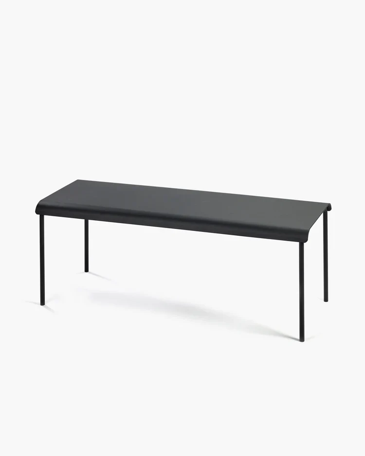 Banc d'extérieur August Noir