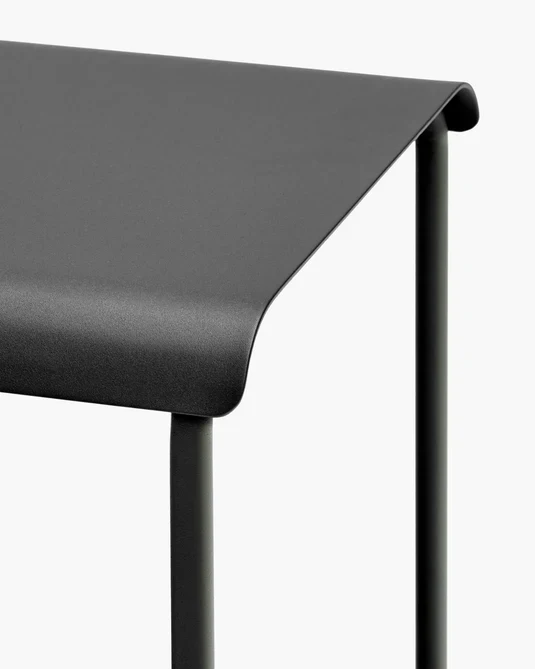 Tabouret d'extérieur August Noir