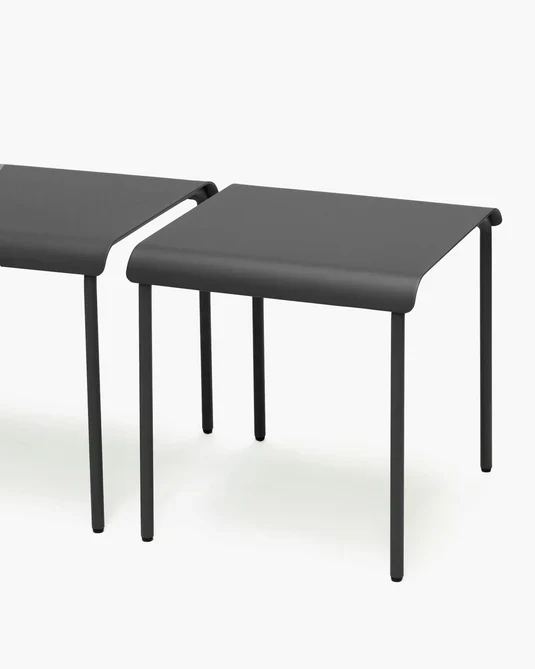 Tabouret d'extérieur August Noir