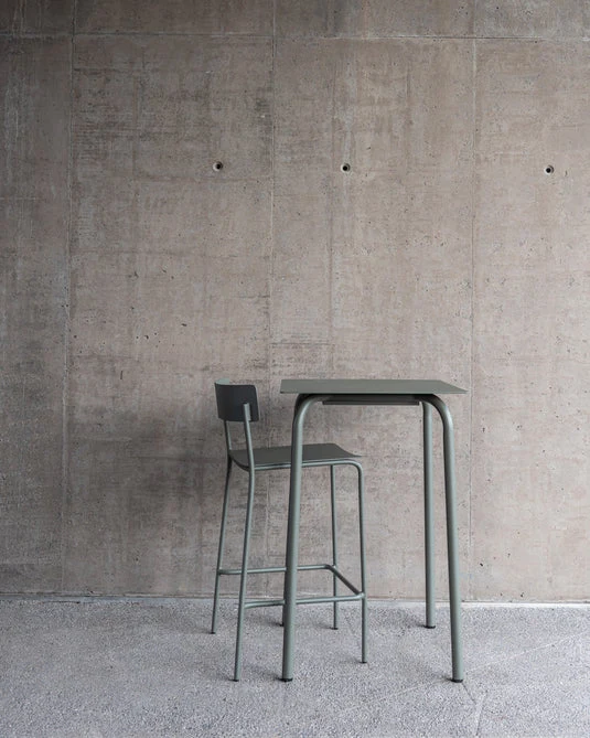 Chaise haute d'extérieur August Vert