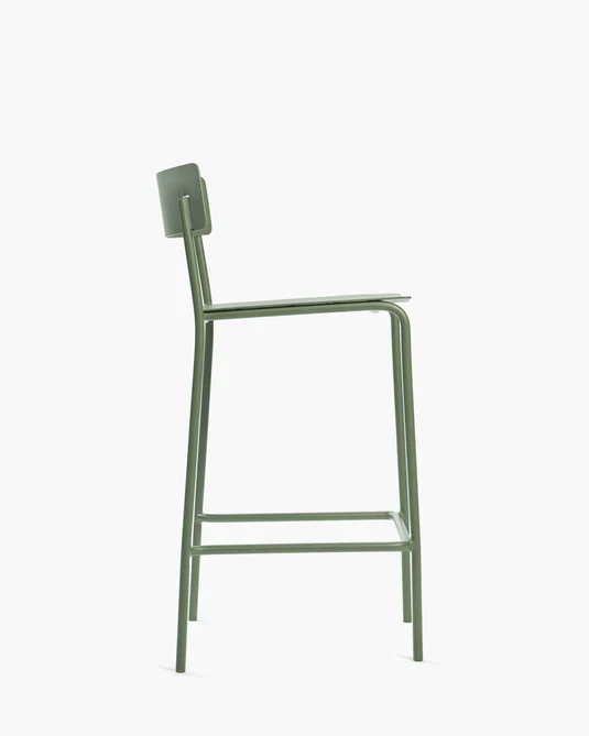 Chaise haute d'extérieur August Vert