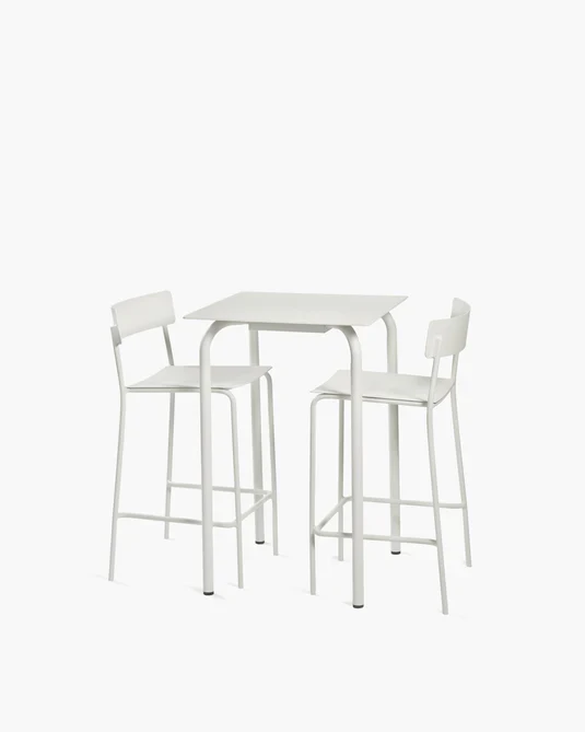Table à manger haute d'extérieur August Sable