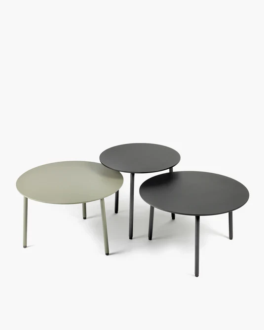 Table d'appoint d'extérieur M August Noir