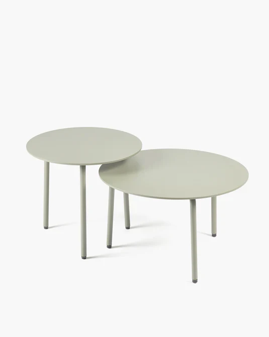 Table d'appoint d'extérieur S August Vert