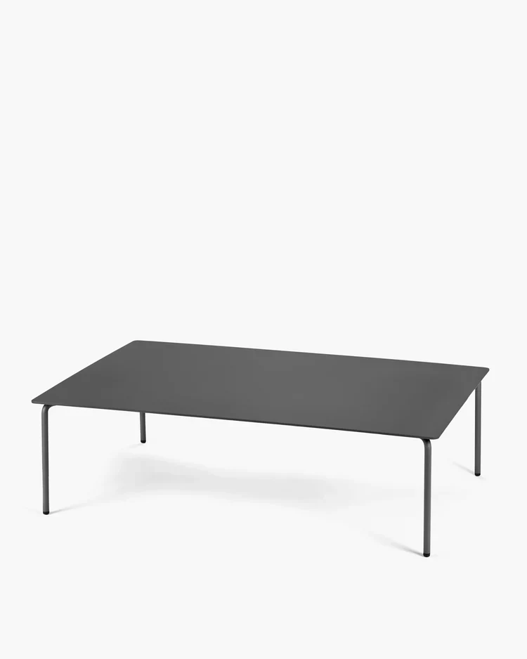 Table basse d'extérieur August Noir