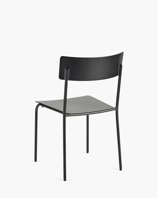 Chaise d'extérieur S August Noir