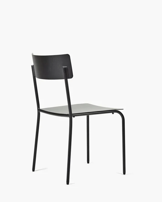 Chaise d'extérieur S August Noir