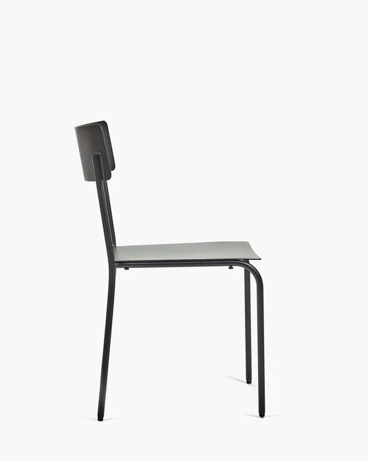 Chaise d'extérieur S August Noir