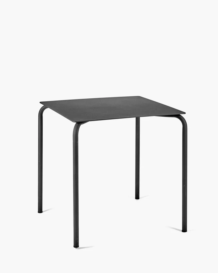 Table à manger d'extérieur S August Noir