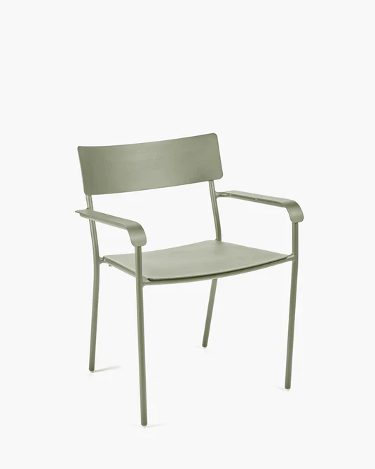 Chaise Lounge d'extérieur August Vert