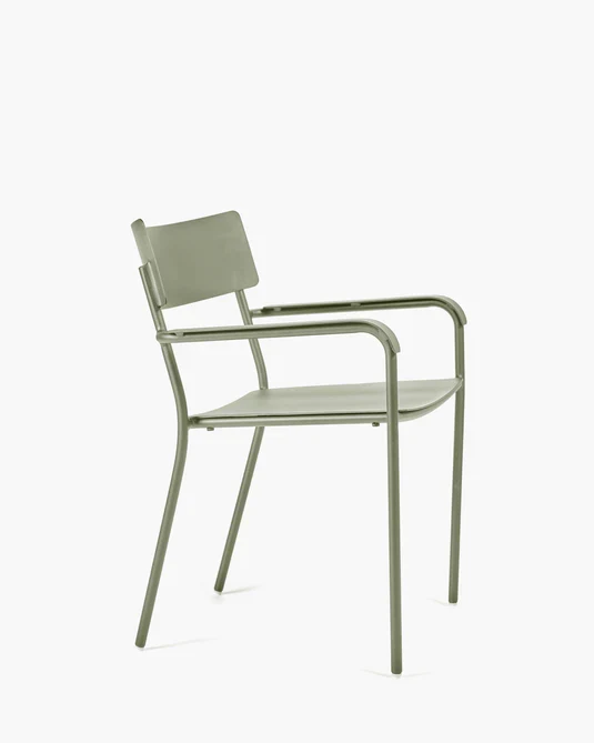 Chaise Lounge d'extérieur August Vert