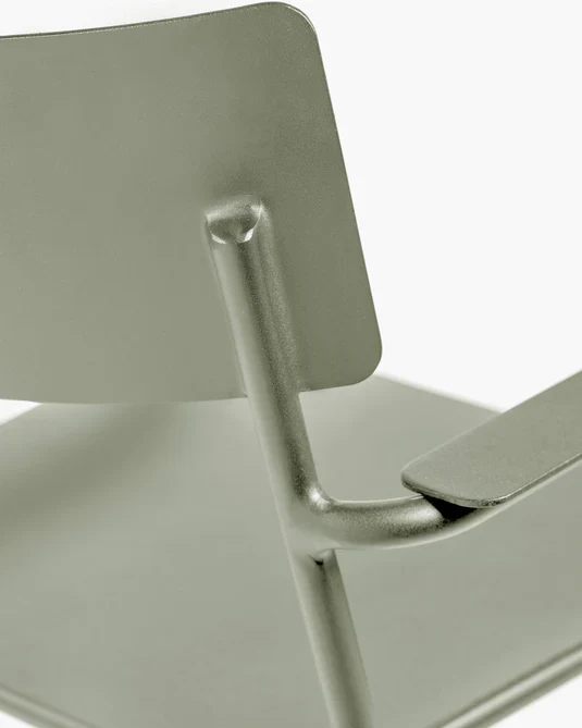Chaise Lounge d'extérieur August Vert
