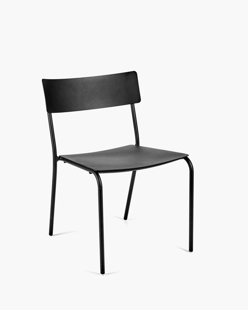 Chaise d'extérieur L August Noir