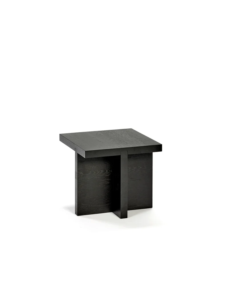 Table d'appoint carrée Rudolph noir
