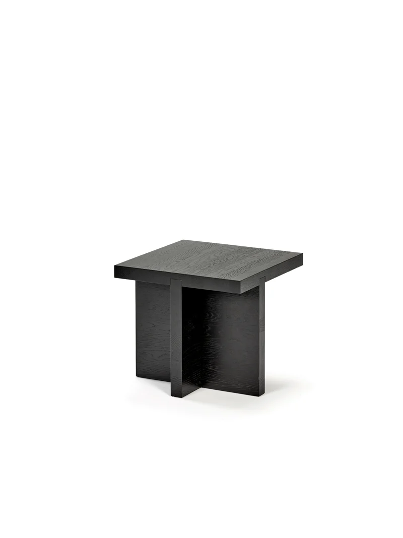 Table d'appoint carrée Rudolph noir
