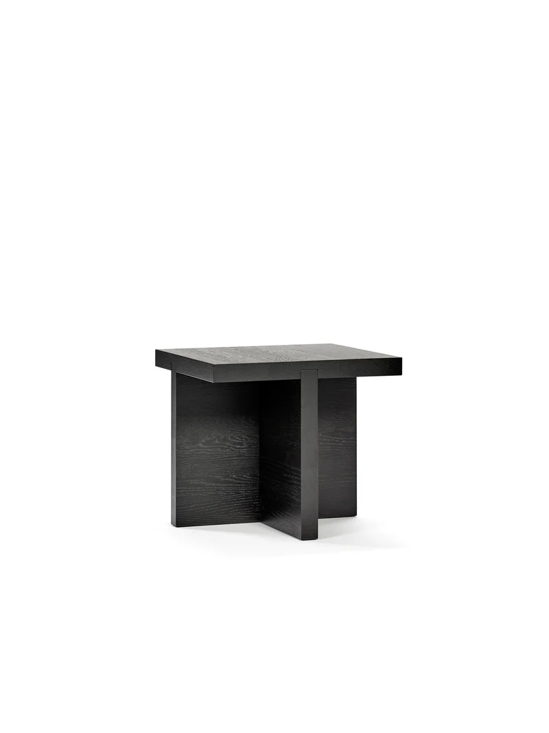 Table d'appoint carrée Rudolph noir