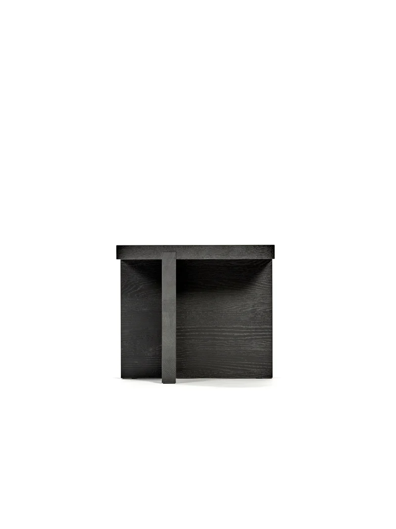 Table d'appoint carrée Rudolph noir
