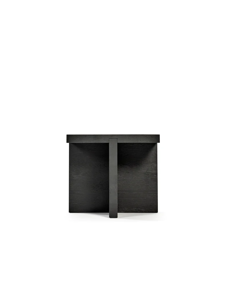 Table d'appoint carrée Rudolph noir