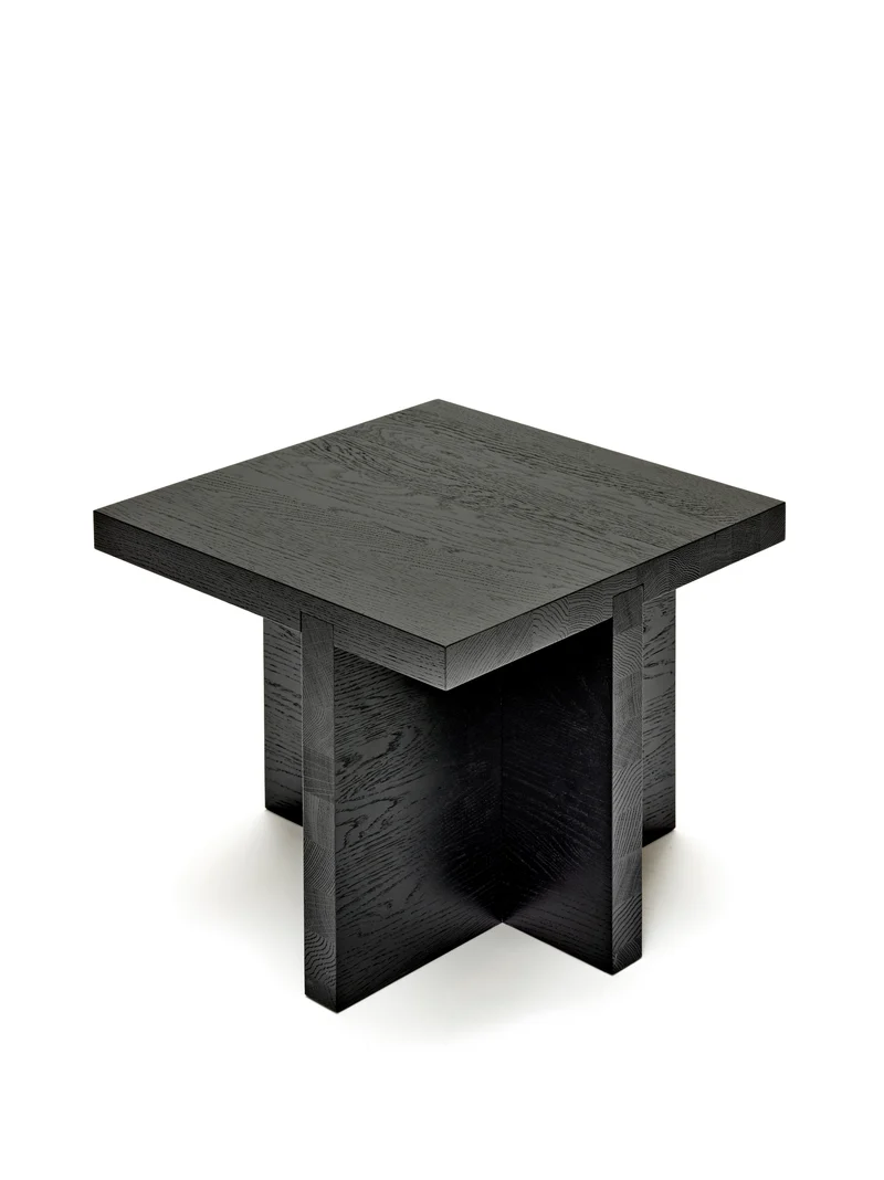 Table d'appoint carrée Rudolph noir