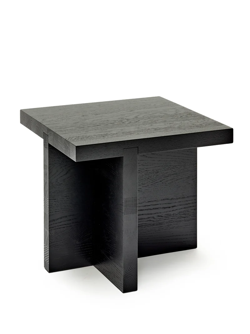Table d'appoint carrée Rudolph noir