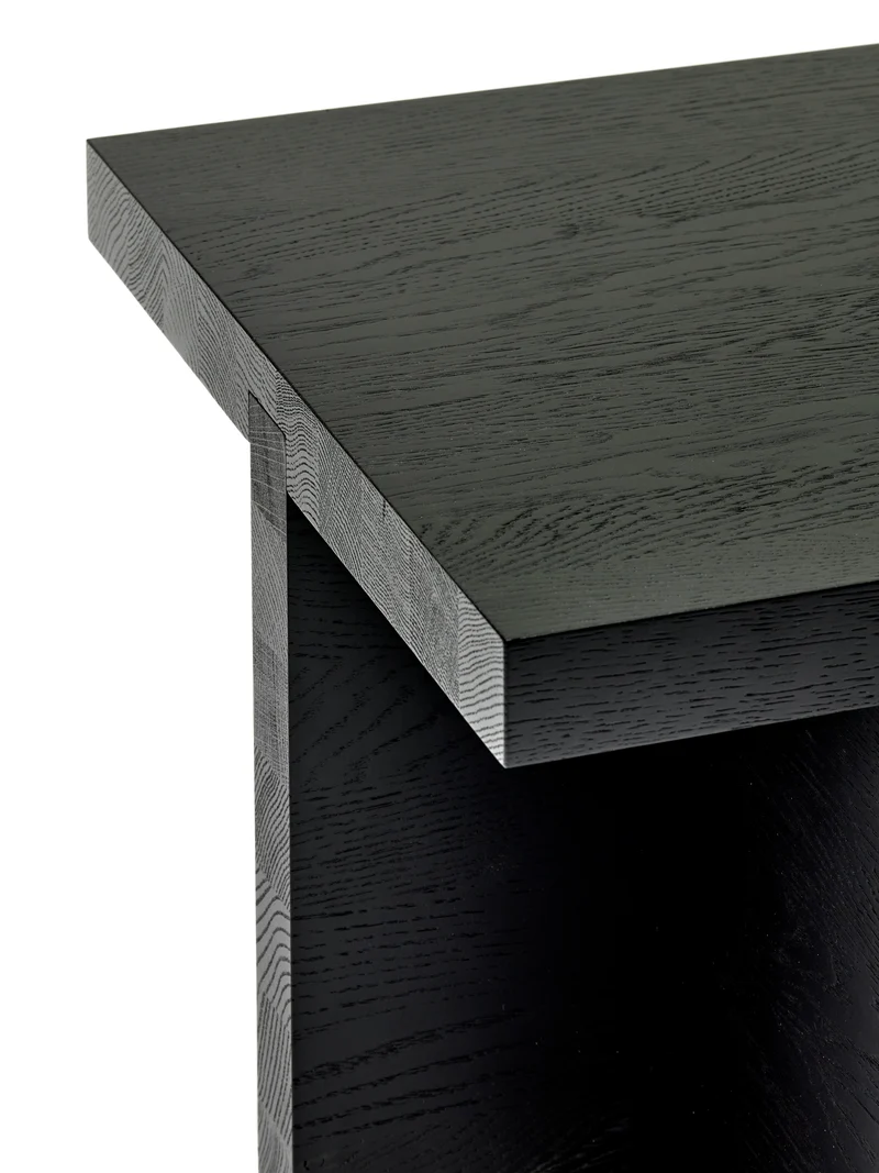 Table d'appoint carrée Rudolph noir