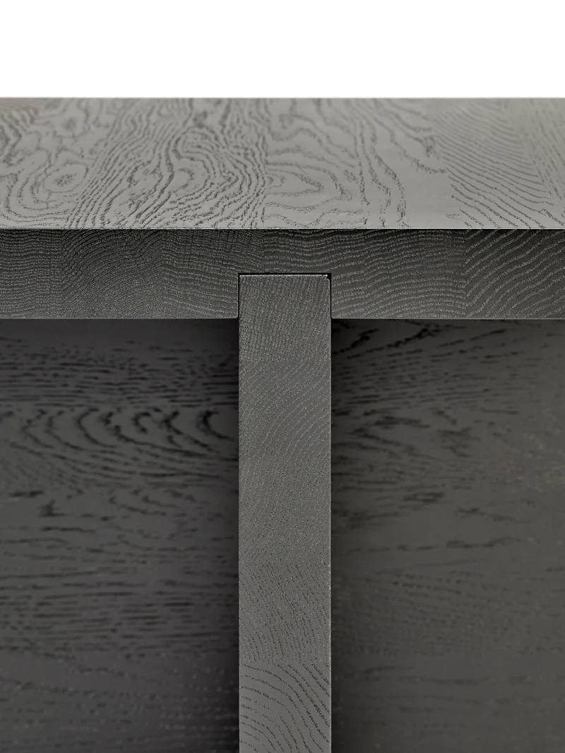Table d'appoint carrée Rudolph noir