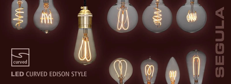 Ampoule Led - Globe 95 Curved Golden
