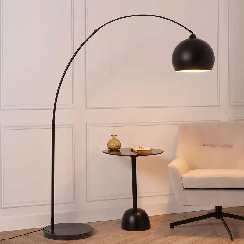 Lampadaire arc Black
