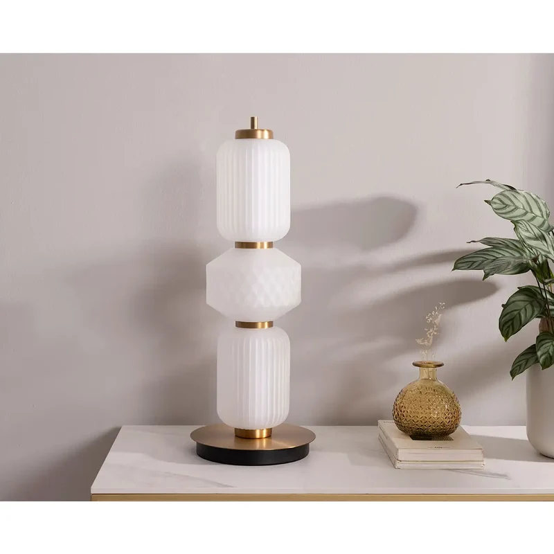 Lampe à poser Bohème laiton
