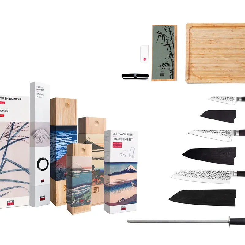 Set de couteaux de chef Bunka deluxe