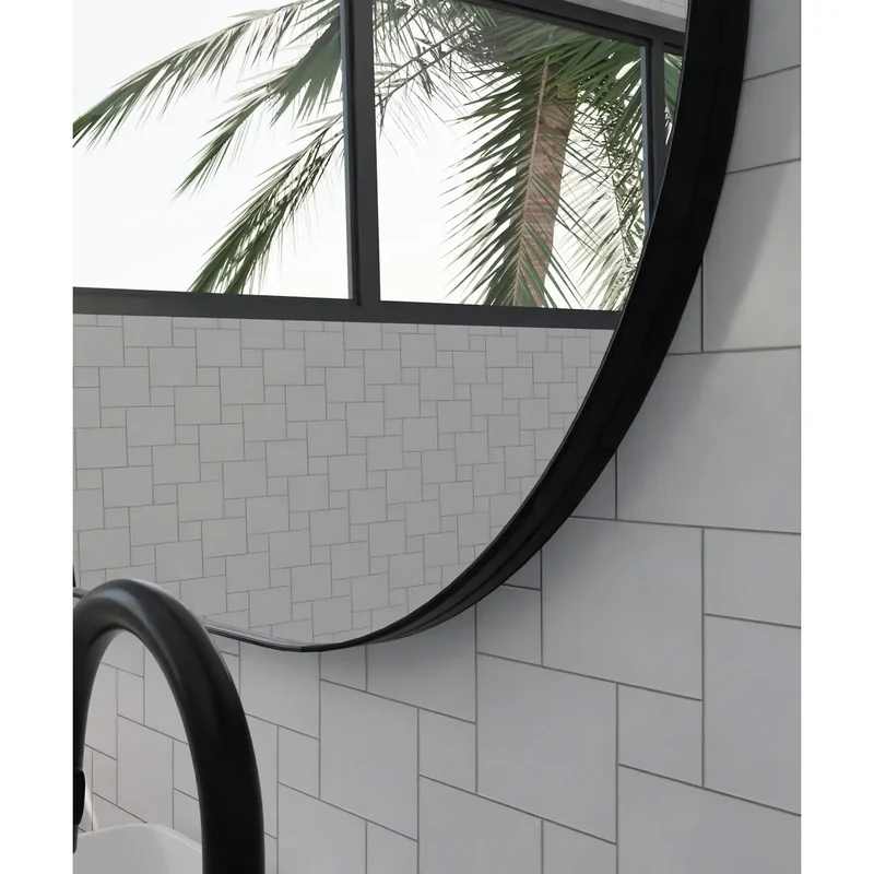 Miroir Ovalo noir