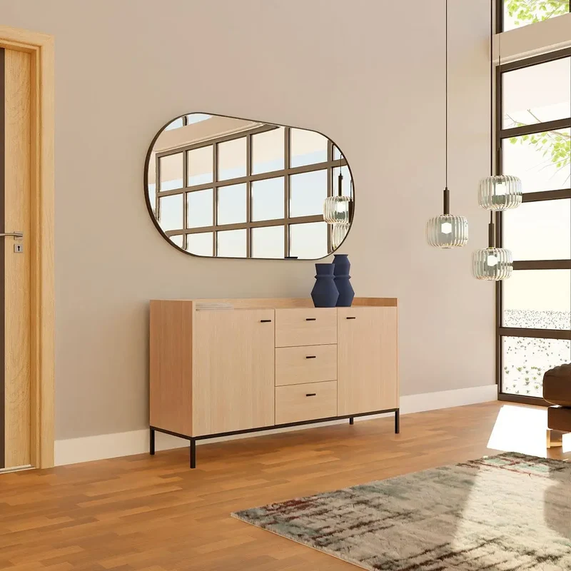 Miroir Ovalo noir