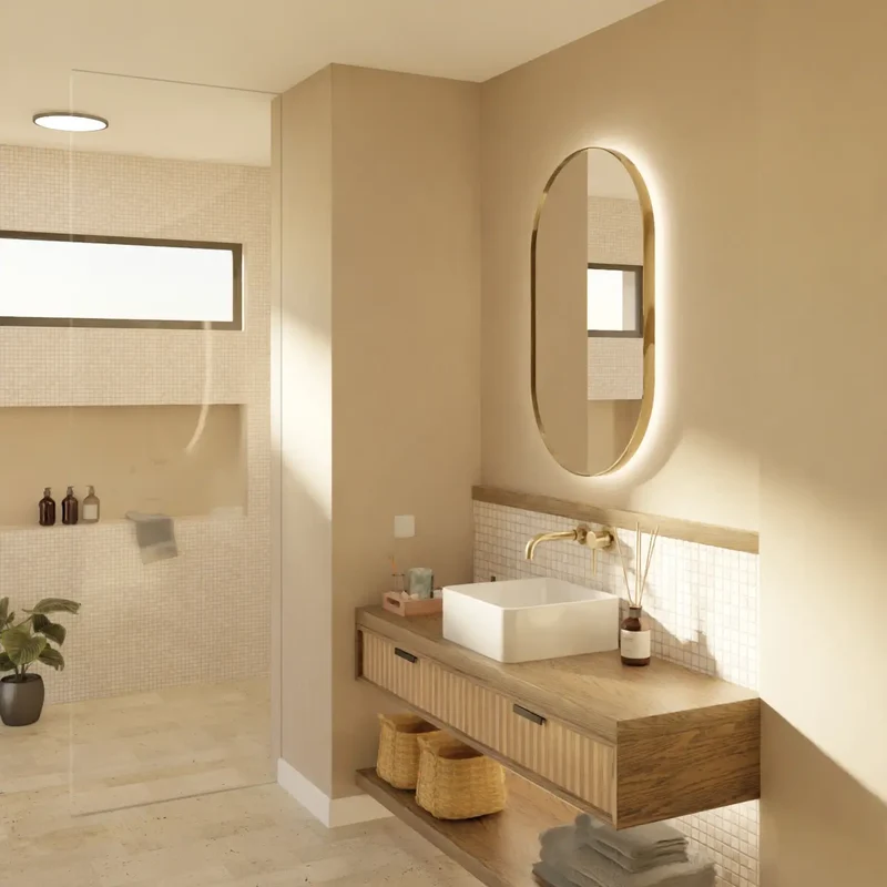 Miroir Ovalo LED