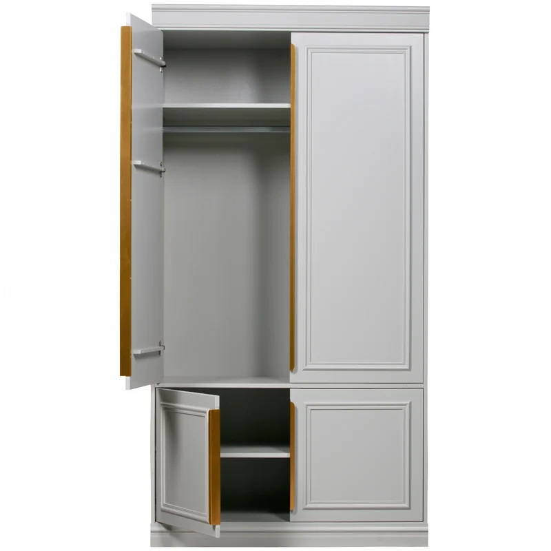 Organize kast 62 cm grenen mist