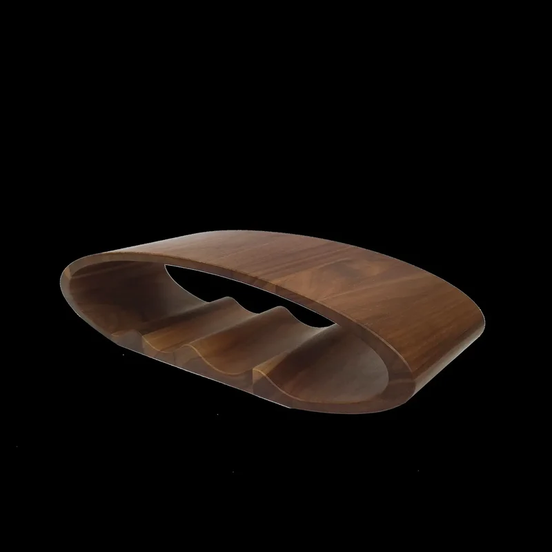 Porte-bouteilles Ellipse noyer