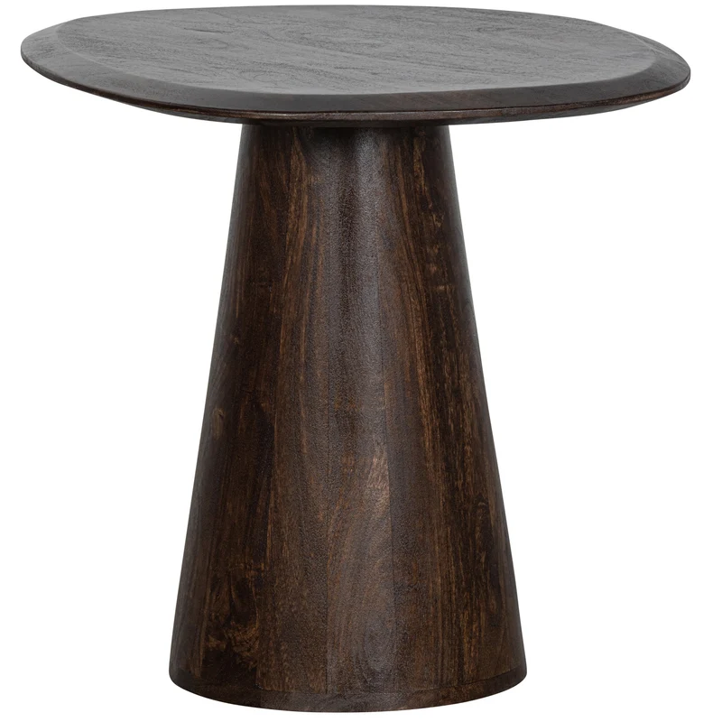 Posture bijzettafel mango hout walnoot