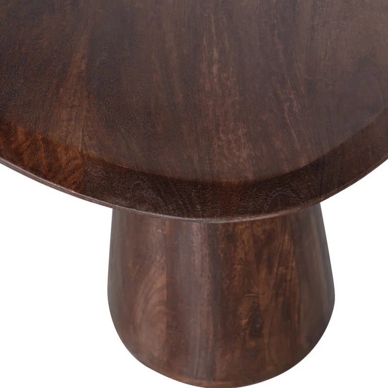 Posture bijzettafel mango hout walnoot