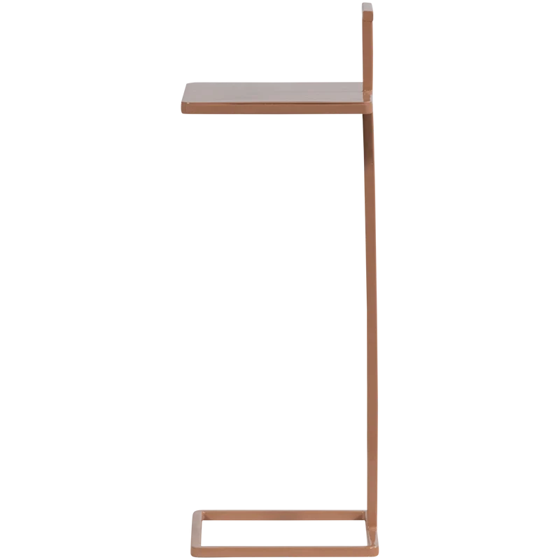 Toste bijzettafel metaal oud roze