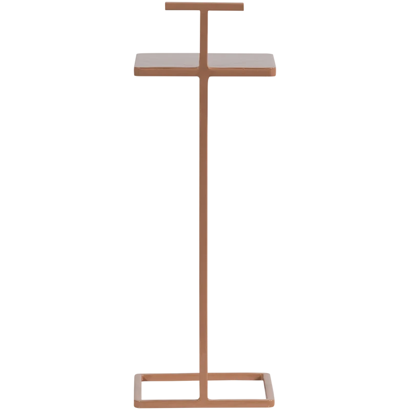 Toste bijzettafel metaal oud roze