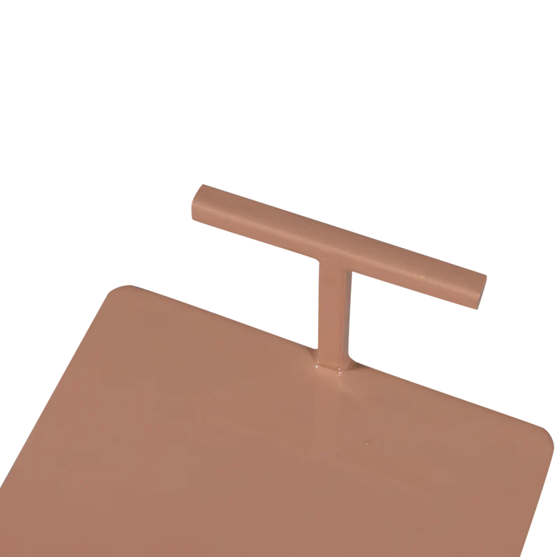 Toste bijzettafel metaal oud roze