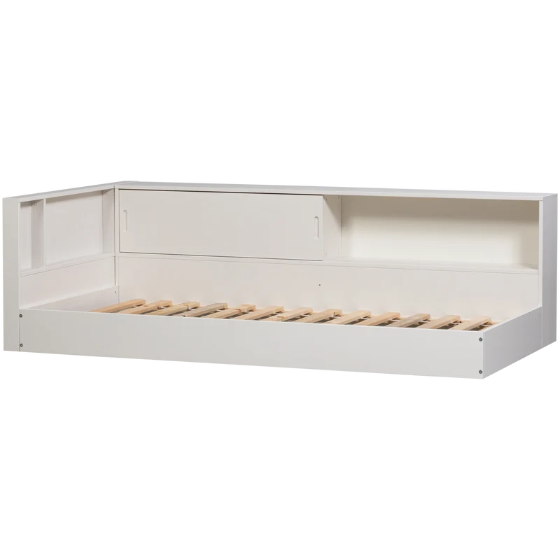 Carter hoekbed links/rechts grenen wit