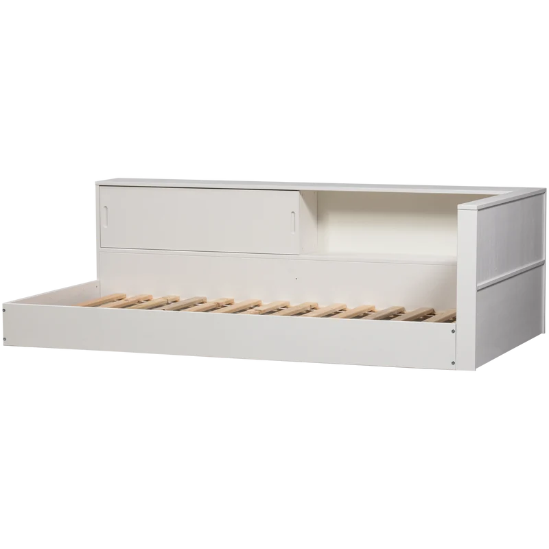 Carter hoekbed links/rechts grenen wit