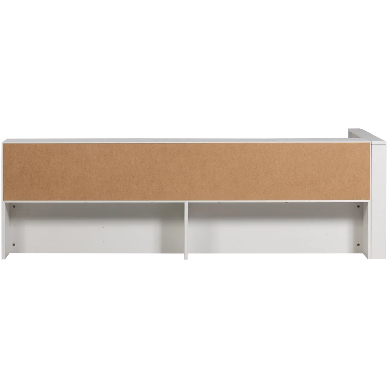 Carter hoekbed links/rechts grenen wit