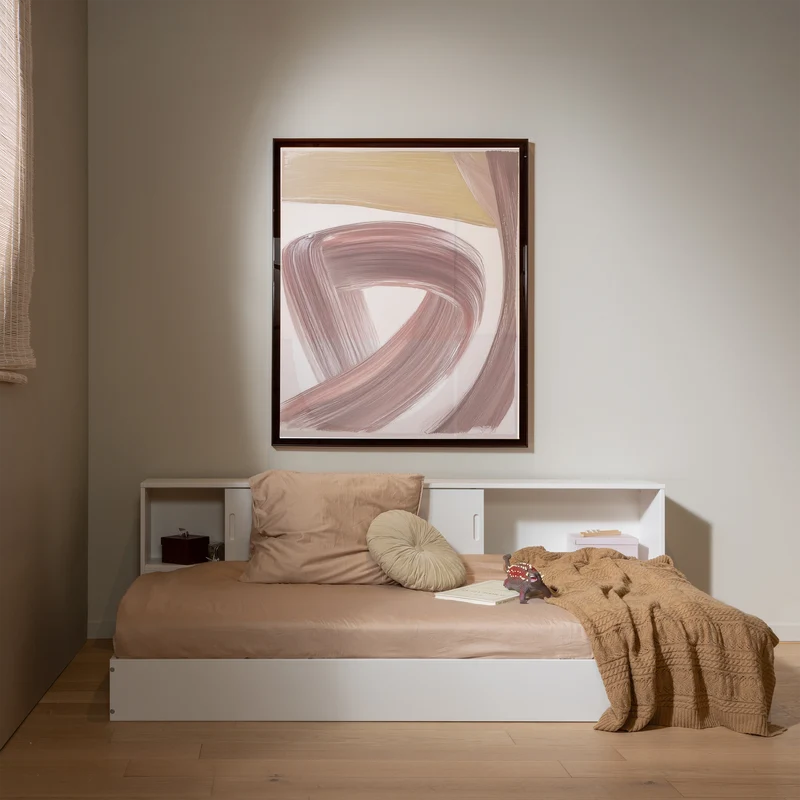 Carter bed grenen wit 90x200 cm