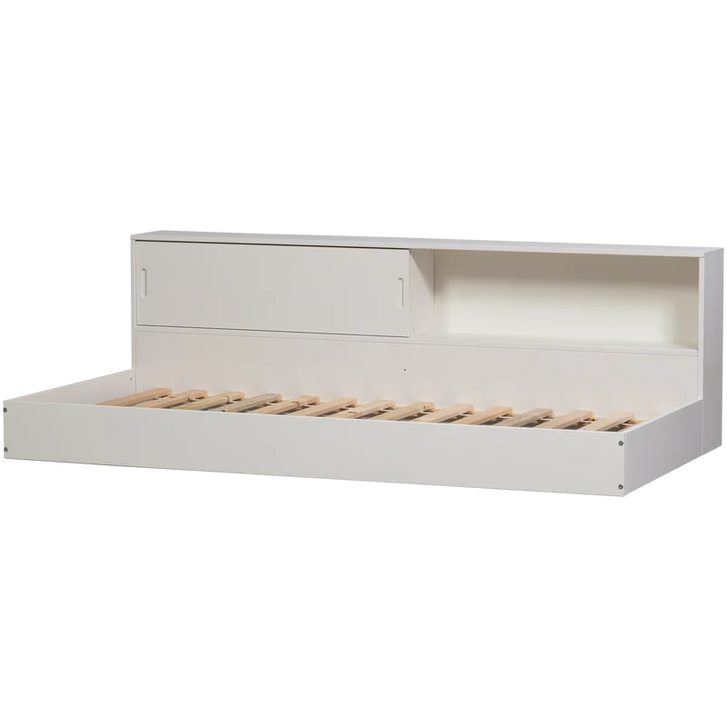 Carter bed grenen wit 90x200 cm
