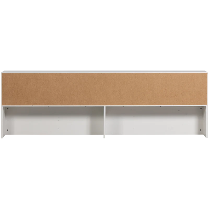 Carter bed grenen wit 90x200 cm